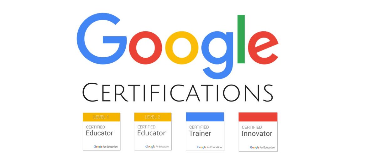 MikeReading's tweet photo. Learn how to level up with #Google #Certifications https://t.co/TTItwrTjPI #googleEDU #Googleforwork #gsuiteEDU https://t.co/u4SvJhyNrD