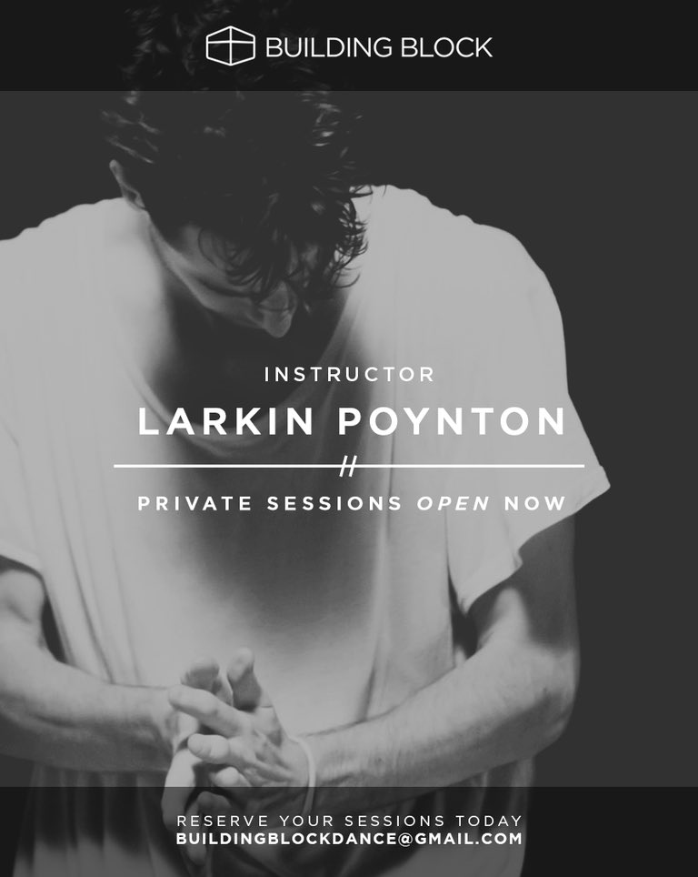 BuildingBlock_'s tweet photo. Look who's back in SD ππ Larkin will be in town OPEN for sessions January 16th through the 25th! Please email us at buildingblockdance@gmail.com if you are interested or want more information! Start the new year off with some sessions with us! ππΌ @larkinpoynton #BBinstructor https://t.co/lshsmQMGRQ