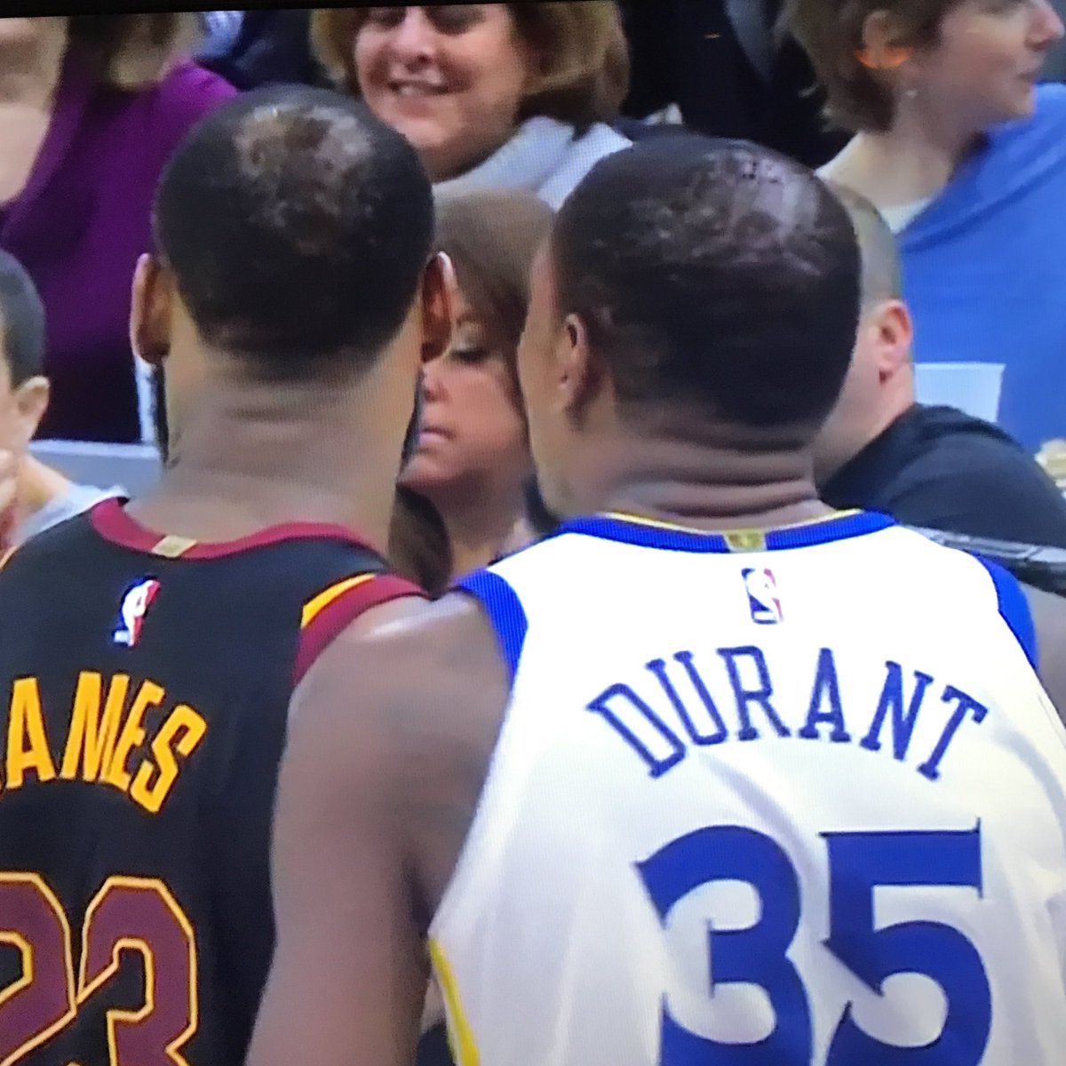 WineJerk's tweet photo. Who wore it better? #whoworeitbetter #baldspots @warriorsworld https://t.co/TzRH7zk6DS