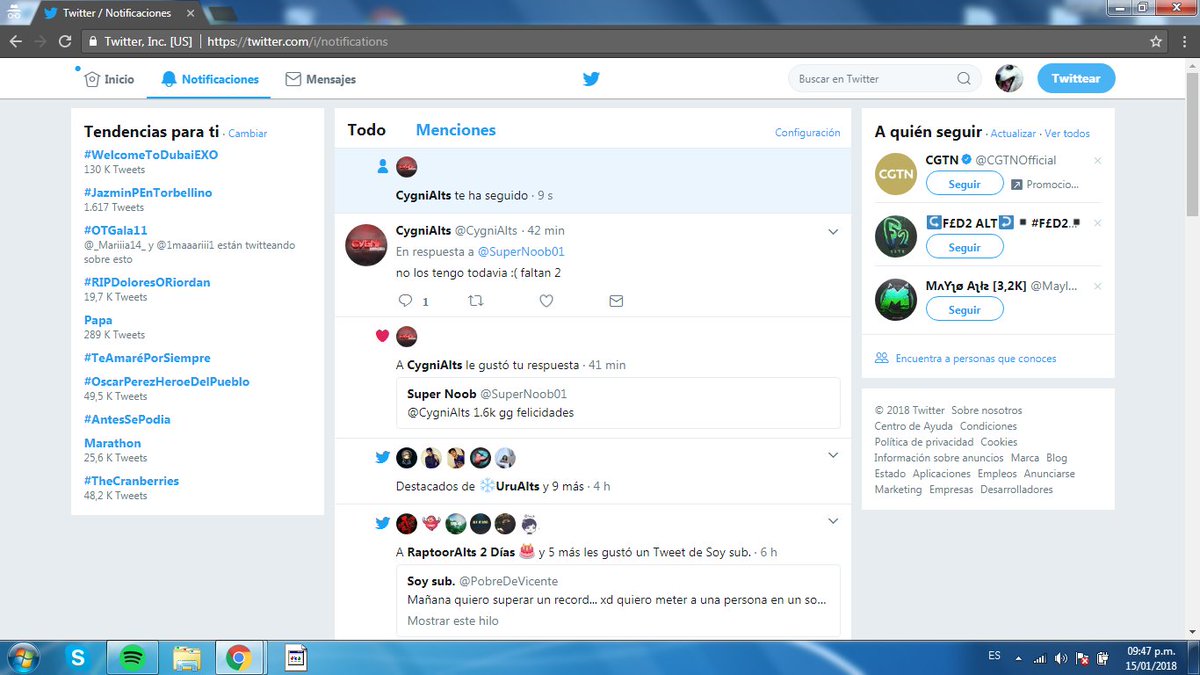 SuperNoob01's tweet photo. @CygniAlts Me siguio GG 
No lo puedo creer osea Lo amo <3 https://t.co/WqvFDkjMDR