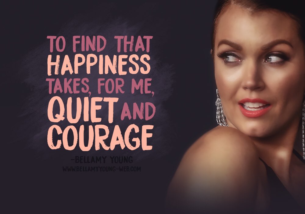 BYoungWeb's tweet photo. “I think people think that happiness is so easy but it's not. Life is complicated and confusing, and to find that happiness takes, for me, quiet and courage. You just have to trust yourself.” - Bellamy Young
#TrustingMyself 🙏🏻 https://t.co/QmqtkkmpXw