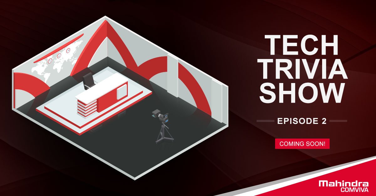 ComvivaTech's tweet photo. Your round-up of last month's major happenings in the #telecom industry is just around the corner. Stay tuned for the 2nd episode of the #TechTriviaShow. https://t.co/ENvcuepB48
