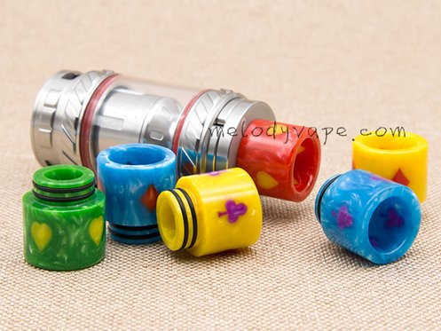 MelodyVape's tweet photo. TFV8 Resin Drip Tip with Poker Pattern. https://t.co/ZKToXUQPjQ