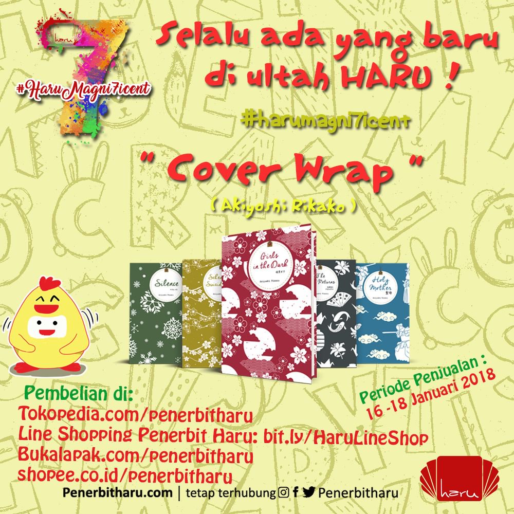 penerbitharu's tweet photo. #HaruMagni7icent #Penerbitharu ada promo penjualan spesial
- Bonus cover wrap beli novel #AkiyoshiRikako &amp; #SimpleThinkingAboutBloodType series
Cek di TBO:
👉 https://t.co/lQRPlUzLfJ
Line Shopping:
👉 https://t.co/BKubtZqAqV
👉 https://t.co/1YoK5hTm84
👉 https://t.co/w3z6HxF29u https://t.co/ZP9HKyo7FQ