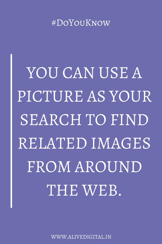 alivedigital24's tweet photo. #TechTuesday #TuesdayTraining #TransformaionTuesday #informativepost #digitalmarketing #traininginstitute
DoYouKnow?
When you search using an image, your search results may include
✓Similar images
✓Sites that include the image
✓Other sizes of the image you searched for https://t.co/tU9DMuYsej