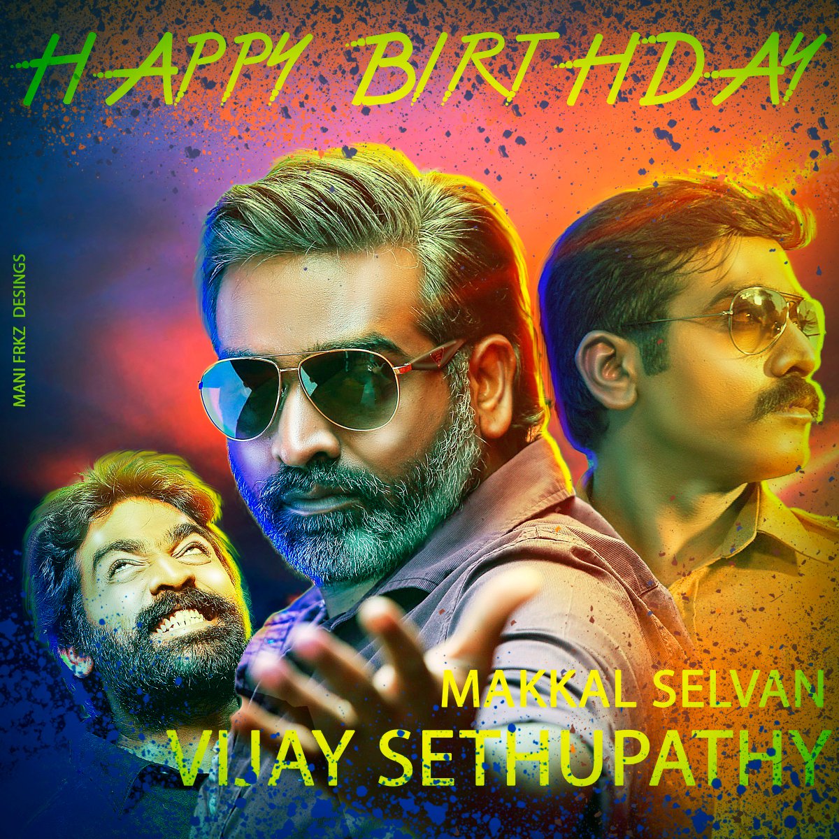 Mani_frkz's tweet photo. #HBDVijaySethupathi @actorvijaysethupathy Anna 😍😍
Special DP work <3 <3
Rt And support
#VijaySethupathi25 #Seethakaathi
#vsp25 #seethakaathi #vijaysethupathi https://t.co/IwmK5LlwUK