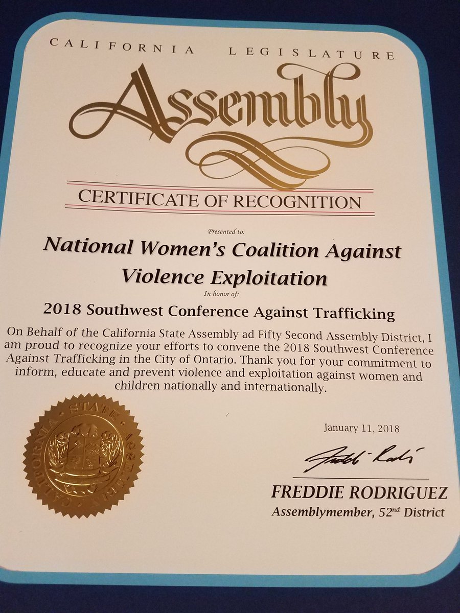 NWCAVE's tweet photo. TY @DVACSJ @cityofhemet @RivCoJobs and @AsmRodriguez52 for honoring our .@NWCAVE work. #SWCAT2018 https://t.co/Q4HrMZi0Ji