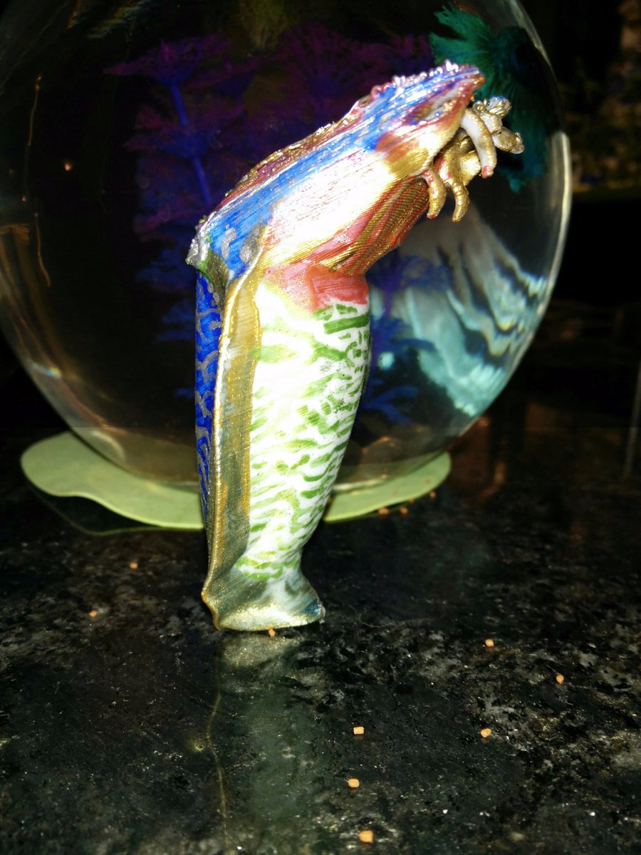 dlotts's tweet photo. Bubbles meet cuttlefish. My entry in the Exotic Species Contest on myminifactory. With green blood and three hearts, it is stranger than fictional aliens, it can change 34 color patterns!   https://t.co/BPasFG8bot
#paintingbythenumbers @MyMiniFactory @davincidefet #3dprinting https://t.co/56qwhH8pQK