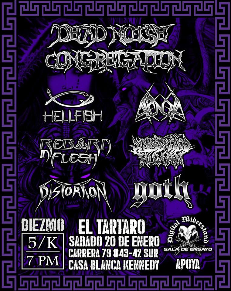 Los esperamos este 20 de enero en El Tartaro bar carrera 79 #43-42 sur