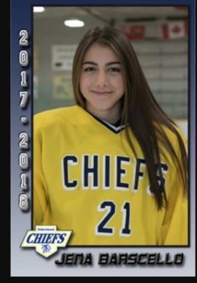 A dynamic offensive weekend earned <a href="/jenbarscello/">Jena Barscello</a> Player of the Week honors in the MFMHL! CONGRATS Jena B! #chiefspride #bardownski