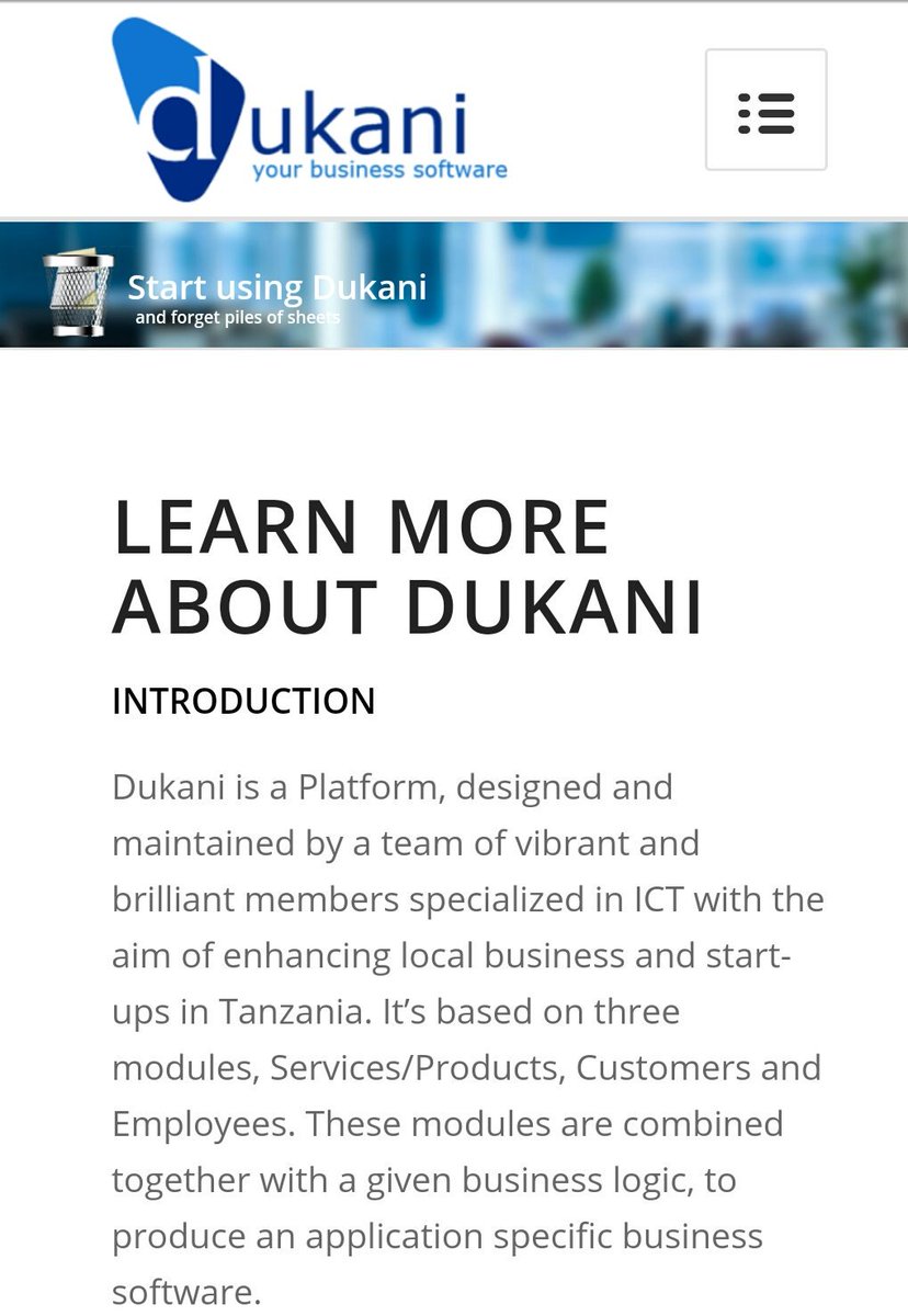 _dukani's tweet photo. Learn more about @_dukani software and what services we provide . ππ
More info https://t.co/peZZS56RFp
location :Dar Free Market
Email :sales@dukani.biz
Website : https://t.co/peZZS56RFp
Call us : 0753 158 222
#YourBusinessSoftware https://t.co/IxJdXNgaDa
