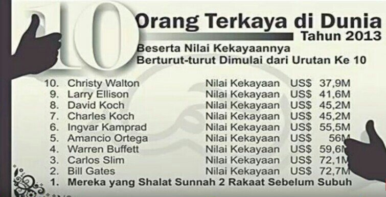 Briptu_Fachry's tweet photo. Nah smua berkesempatan jadi yg paling kaya
#briptufachry https://t.co/ztsg8nrblQ