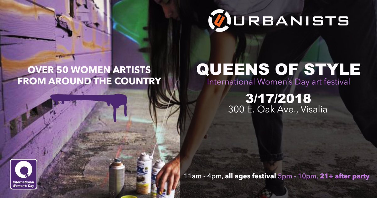 UrbanistsC's tweet photo. #queensofstyle #queensofstyleevent #artfestival #fraffiti #artbooths #visalia #iwd #559 https://t.co/YODvVhNTGO