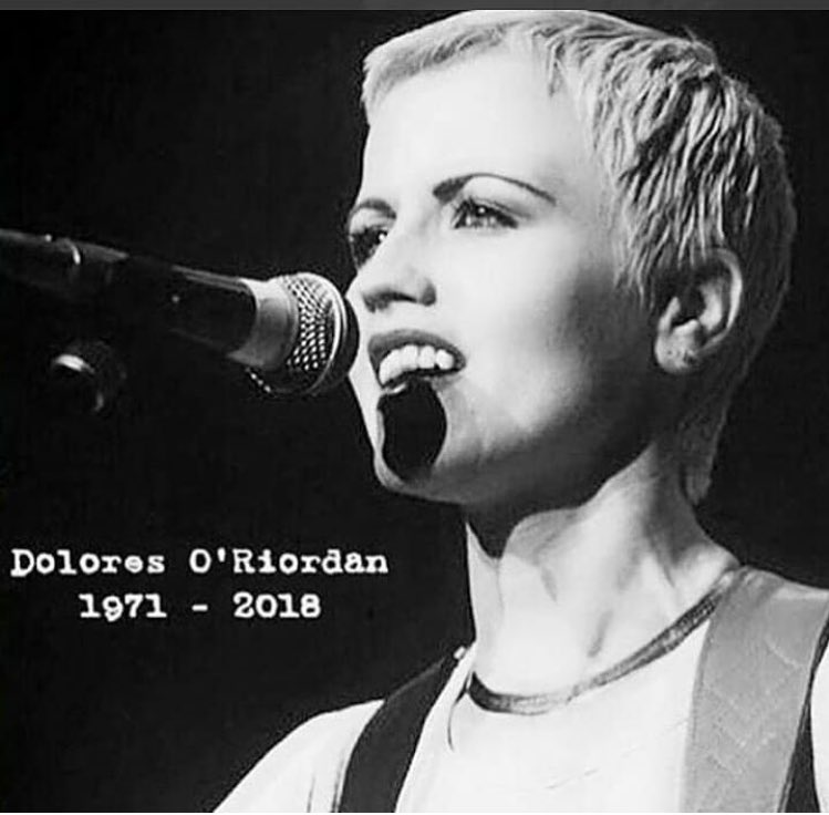 Another voice of my childhood gone. Damn 😞#thecranberrieszombie #rip #doloresoriordan