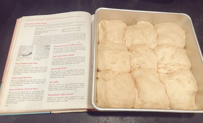 Making cinnamon streusel coffee bread from my vintage Betty Crocker https://t.co/UmNdDWx0JQ<a href="/tag/nationalpetsday"class="tags"><span>#nationalpetsday</span></a>