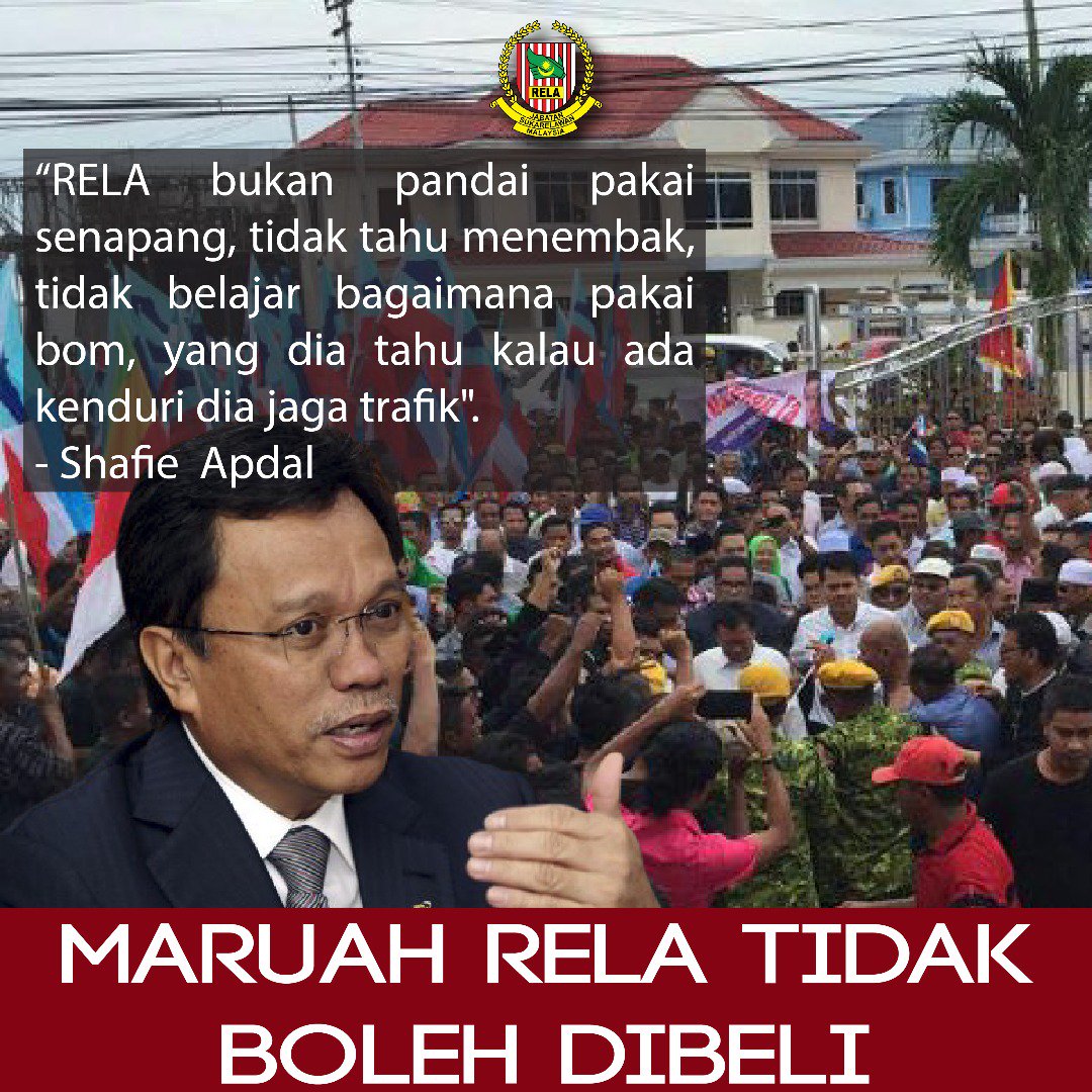 relamalaysia's tweet photo. "MARUAH RELA TIDAK BOLEH DIBELI" https://t.co/4Okk9gEZvE