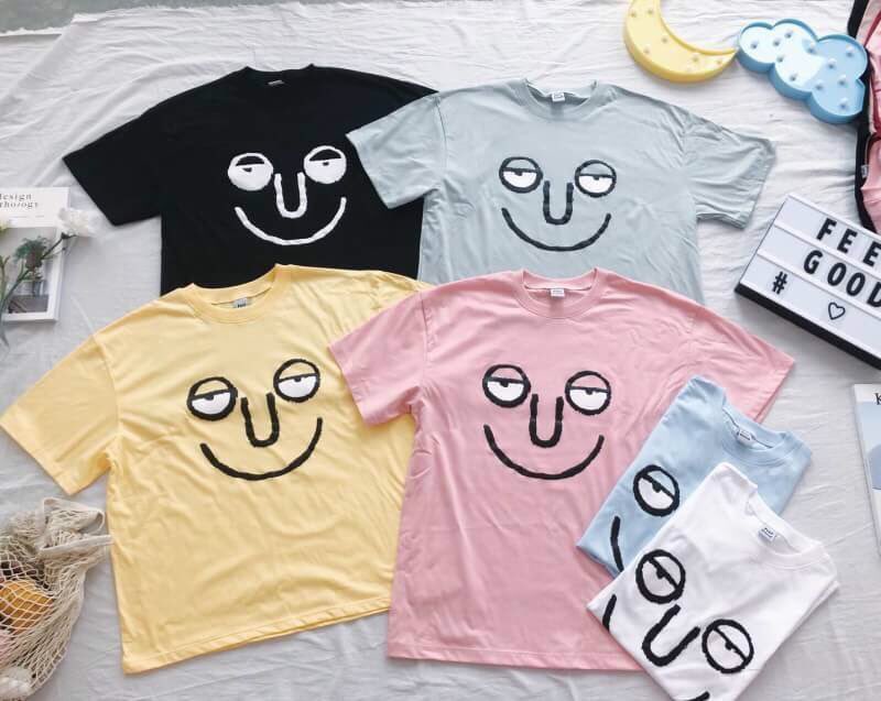 PARKXSHOP's tweet photo. เสื้อยืดสไตล์เกาหลี ลายใหม่ค่ะฮิตมาก
มี6สี เหลือง ขาว ดำ ฟ้า ชมพู เทา
อก40” ยาว24”
190฿ #เสื้อผ้าเกาหลี https://t.co/AgLSQG6A6n