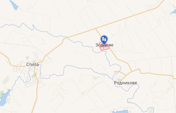 Карта осыково старобешевский район