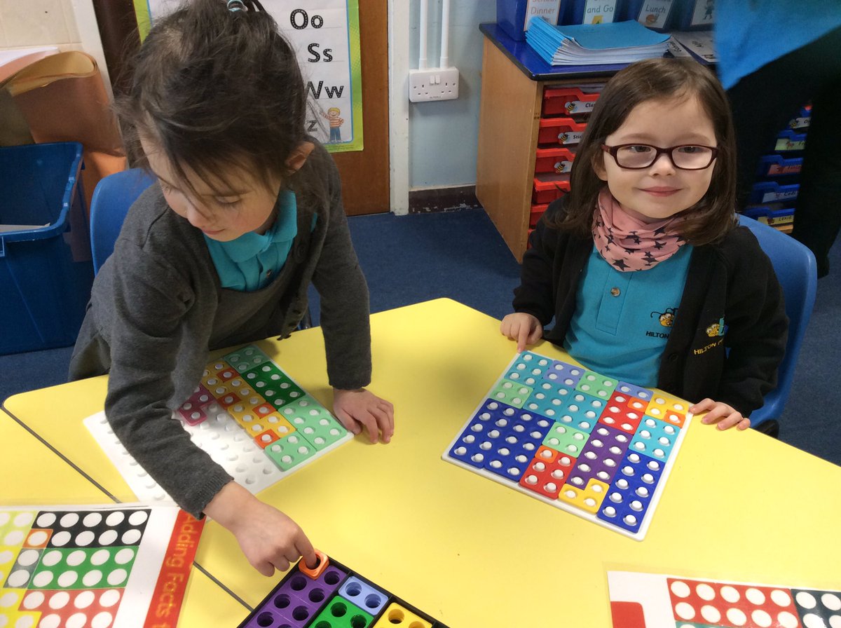 hiltoninverness's tweet photo. So much number sense developing in p1 through playing with Numicon #HNumeracy #finemotorskills https://t.co/T1Iuq91zPw