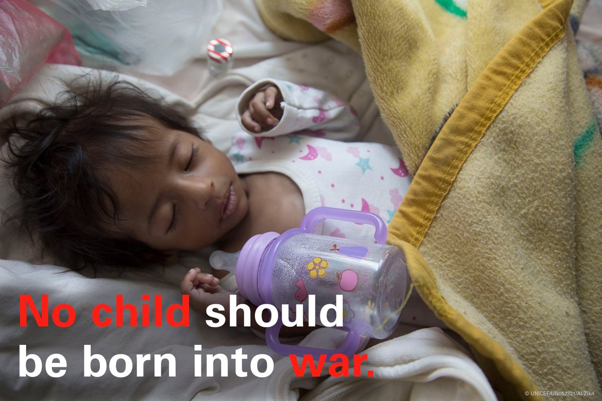 UNICEF's tweet photo. Yet, in #Yemen, an estimated 3 million children did.

#ChildrenUnderAttack https://t.co/WzxUpH44Or