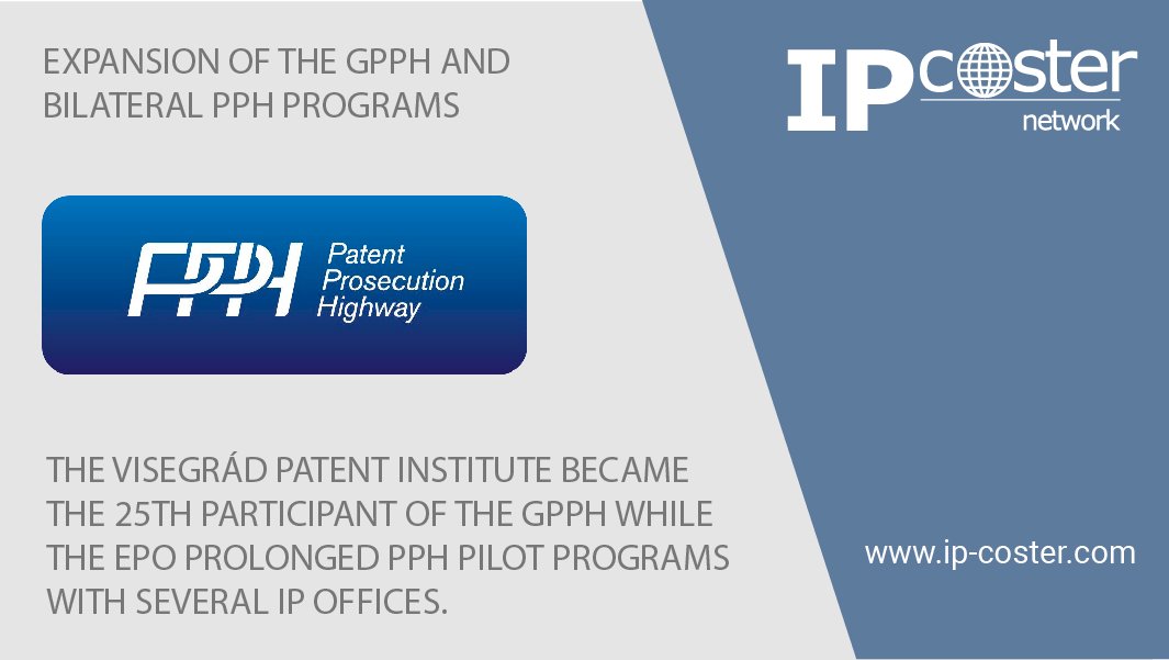 tovkensfl's tweet photo. #ICYMI #FOMO
Expansion of the Global #PPH and bilateral PPH programs
https://t.co/jpLmkDsovG
#tuesdaythoughts #ipcoster #gpph #patentprosecutionhighway #visegradpatentinstitute #pct #epo #cipo #impi #ipos #ilpo #ip #iplaw #ipnews #patents #trademarks #designs #foreignfilings https://t.co/GgKK2Ma0rf