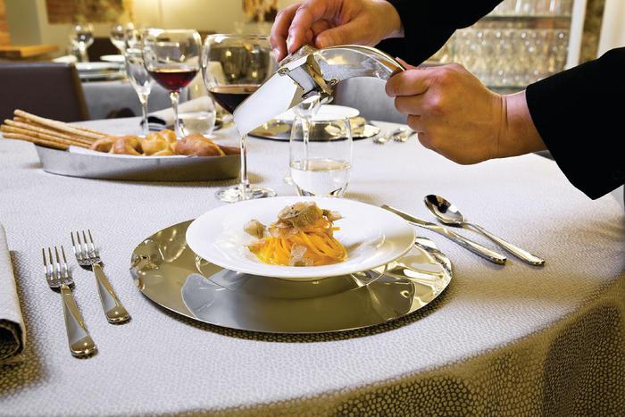 The design of the #Alba #truffle slicer from #Alessi, created by #BenVanBerkel /UN Studio is made of #StainlessSteel, the truffle #slicer is created from the collaboration with the National Center of truffle studies, the International Fair of Alba truffles. Stand: T-102 #Table18