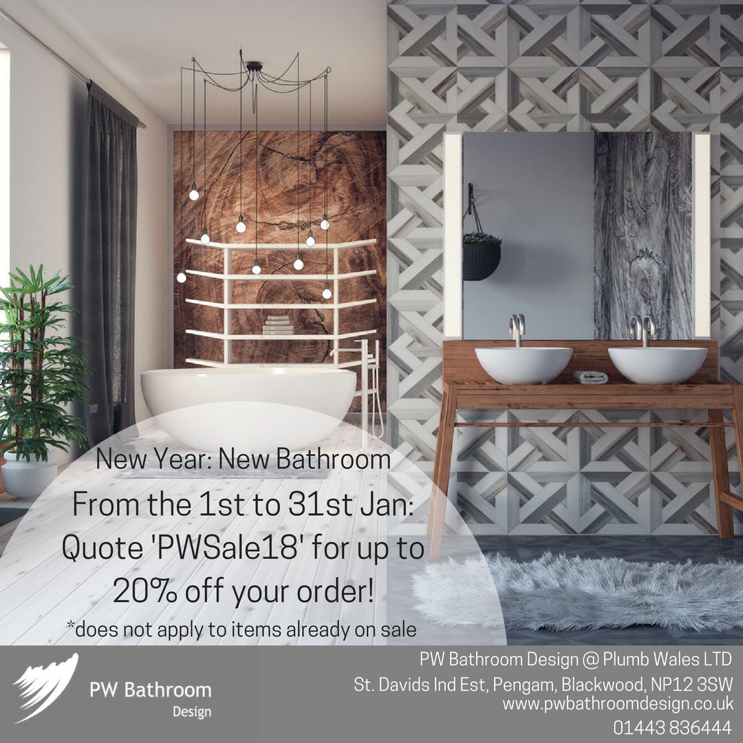 PW_BDesign's tweet image. Get up to 20% off this January by quoting ‘PWsale18’ when ordering.   pwbathroomdesign.co.uk   #bathroom #Bathrooms #interiordesign #interiordesignideas