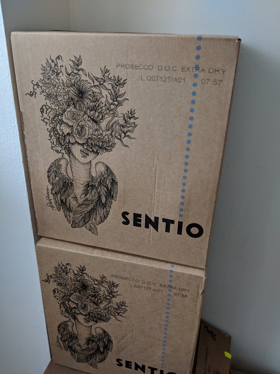 Nothing starts the day better than a cocktail when on holiday or a wine delivery when you have to work. This <a href="/sentiowines/">Sentio</a> Extra dry prosecco went down a storm over Christmas and will be perfect for valentines day in a few weeks. secretcellar.co.uk/products/prose… #prosecco #italianwine
