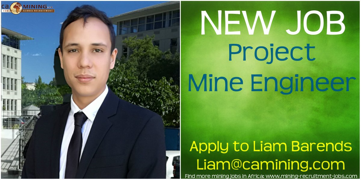 CAGlobal_Jobs's tweet photo. 2 year renewable contract job: Project Mine Engineer wanted!
Apply here: https://t.co/StT18qa29c
#africa #Mine #mining #jobs #miningjobs #engineer #mineengineer #projectengineer #jobseeker #jobsinafrica #contractjobs #camining #autocad #mineplanning https://t.co/wcSLQBKTFQ