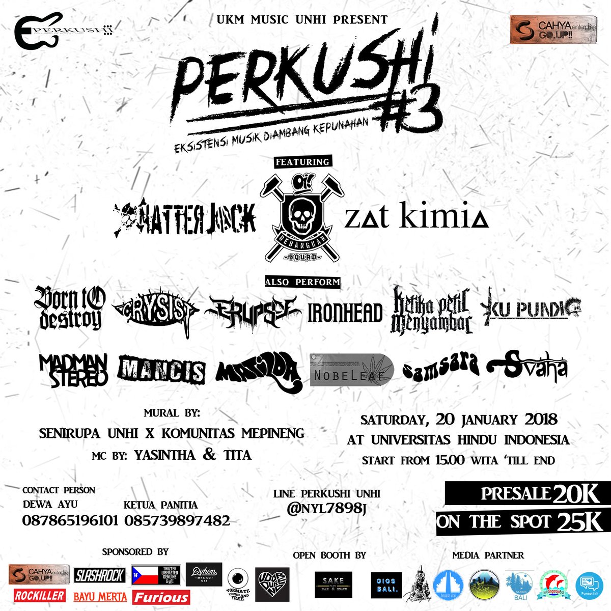 KetikaPetirMenyambar (@kpm_bali) on Twitter photo Here we go! Panggung pertama kita di 2018 adalah @perkushi_unhi 3, mari yuk meriahkan!
#ketikapetirmenyambar #modern #hardrock #indie #music #bali #perkushi3 #unhi #2018 Here we go! Panggung pertama kita di 2018 adalah @perkushi_unhi 3, mari yuk meriahkan!
#ketikapetirmenyambar #modern #hardrock #indie #music #bali #perkushi3 #unhi #2018