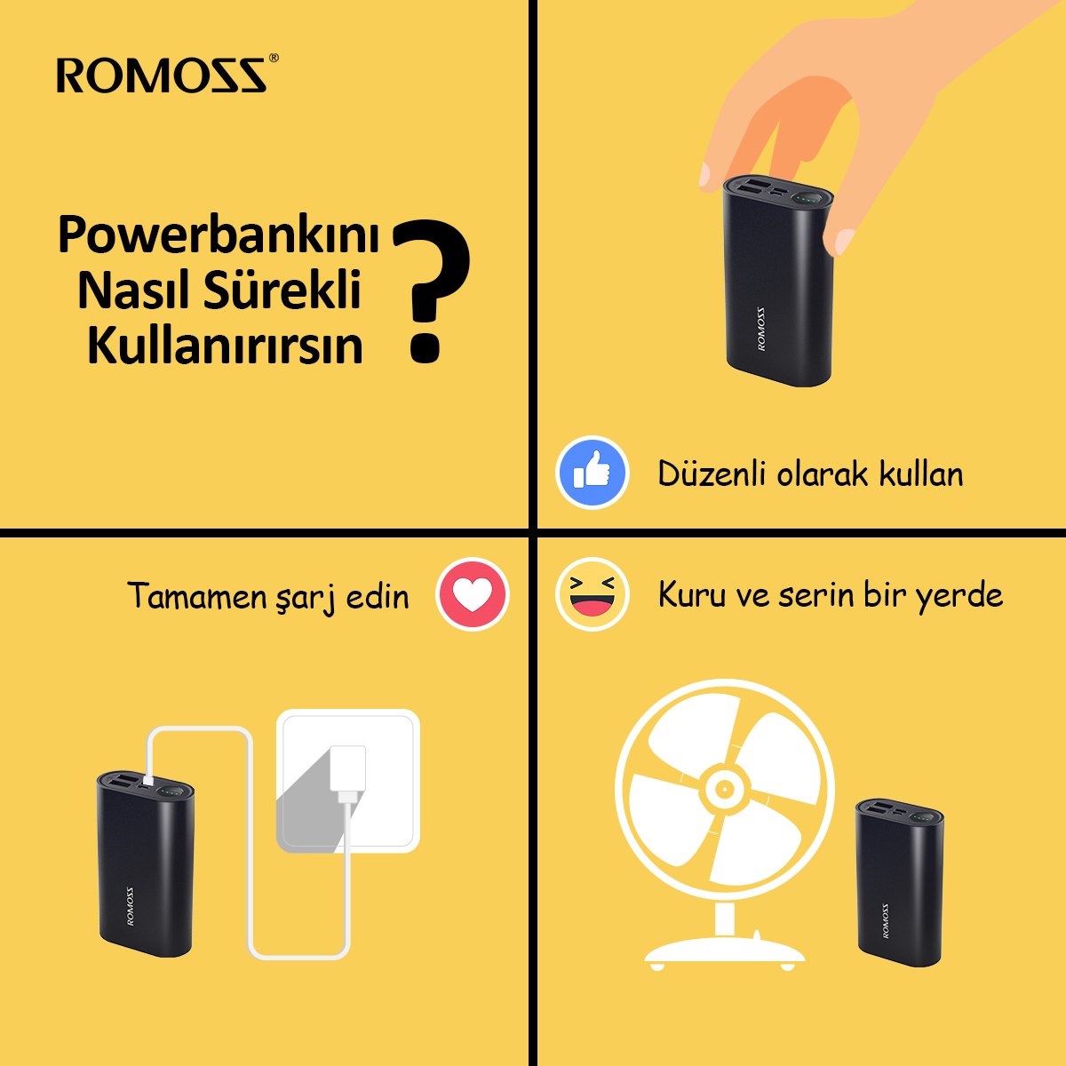 Romoss powerbank larımızı nasıl daha fazla kullanabiliriz?
#powerbank #like #romoss #şarjcihazı #güçbankası
romossturkiye.com