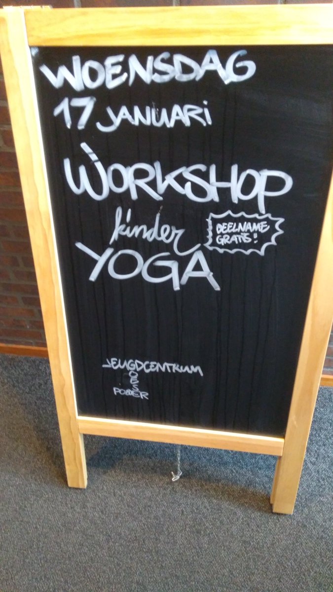 #yoga voor #kids #workshop <a href="/JeugdcentrumGP/">JeugdcentrumGP</a>