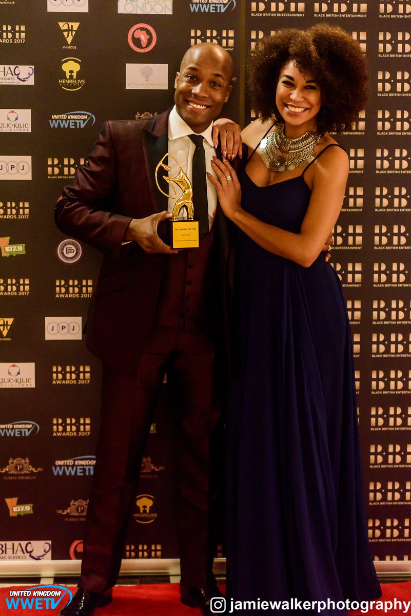 BlackBritishEnt's tweet photo. Vox Fortura (@VoxFortura) after winning BBE Best Song of the year 2017.

Photo Credit: #JamieWalkerphotography
@WWETVUK 

#BBEAWARDS https://t.co/9k2YJhQqVK