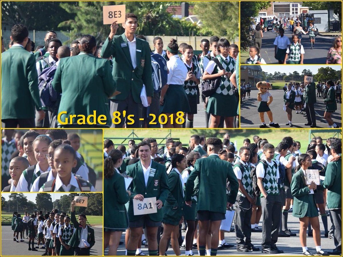 Welcome to our new Grade 8's - Matric of 2022!