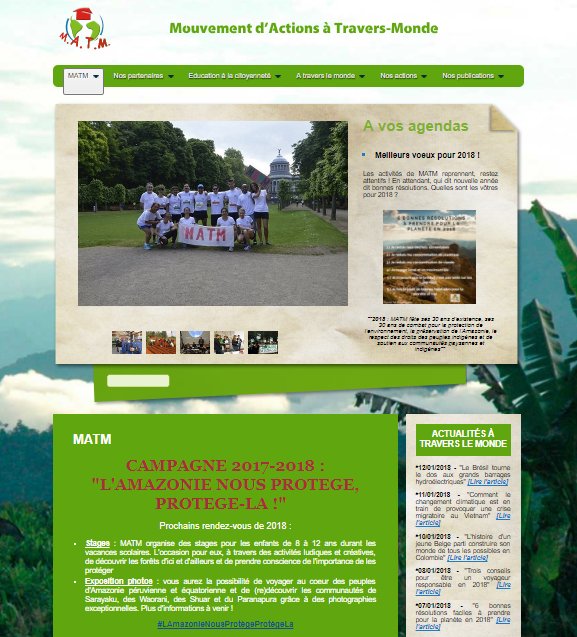 MATMasbl's tweet image. Qui dit nouvelle année dit nouveau site internet !! 🙃
Rendez-vous sur matm-belgique.org pour suivre notre campagne pour l'#Amazonie, nos activités et l'actualité à travers le #monde !
&amp;gt;&amp;gt; Bientôt disponible en espagnol