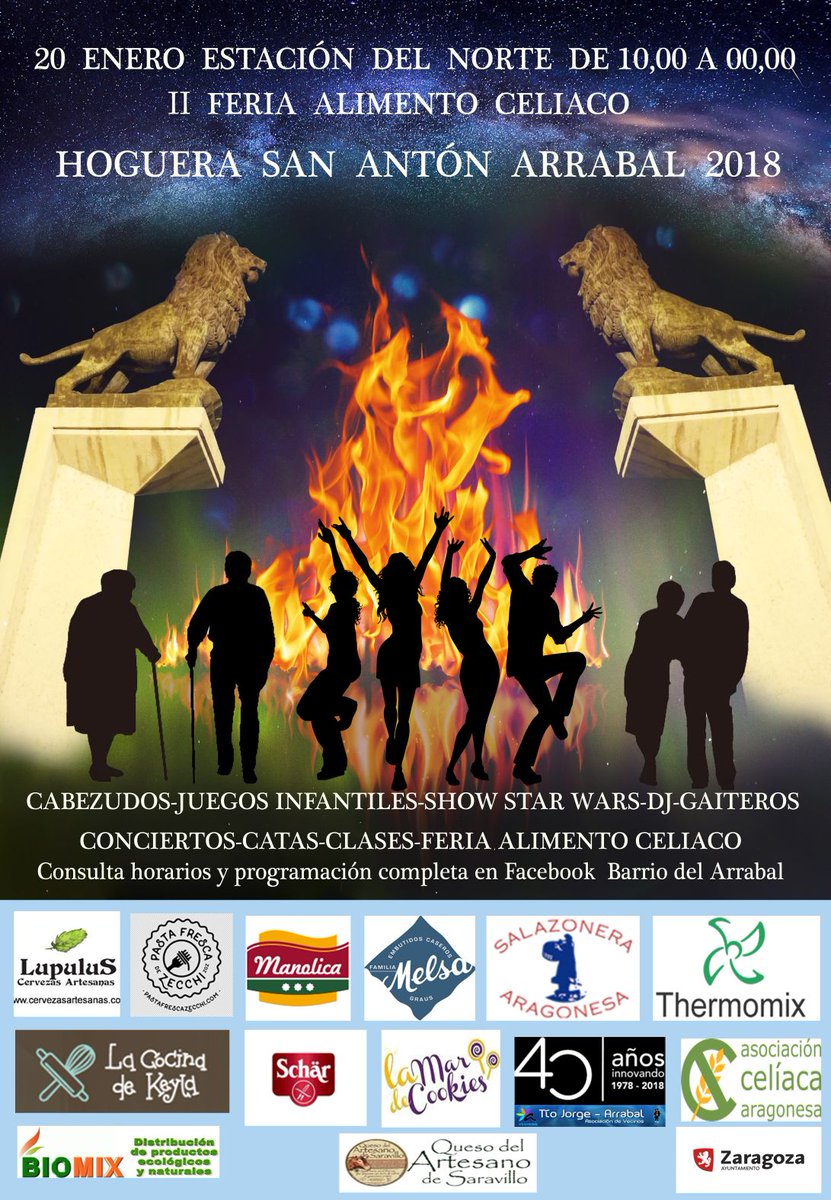 II JORNADA DE ALIMENTOS #SINGLUTEN DE #ZARAGOZA. FERIA DE #SANANTÓN SÁBADO 20 DE ENERO
celiacosaragon.org/wp/ii-jornada-…