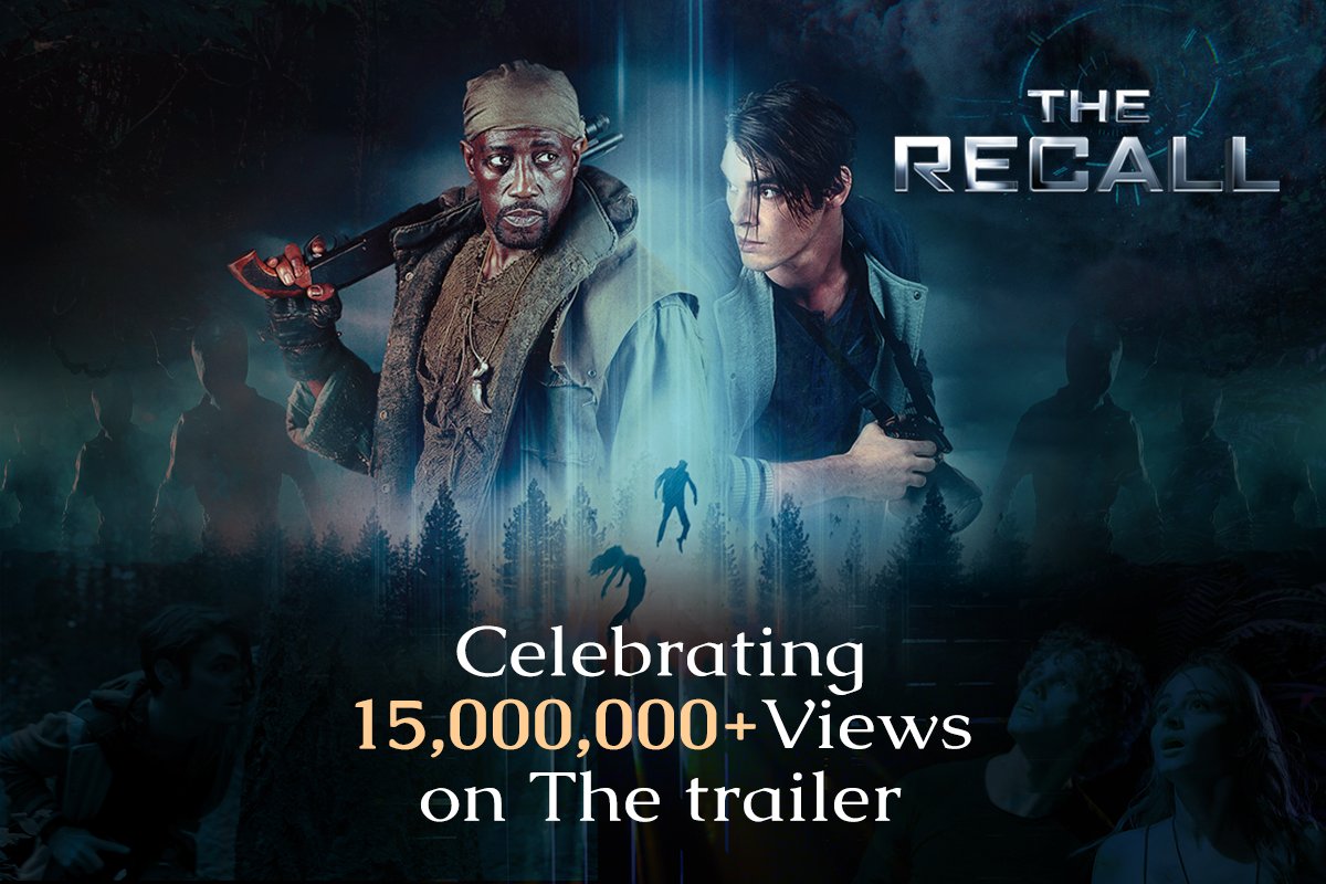 TheRecallMovie's tweet photo. 15,000,000 Million Views and counting. We did it because of you!! Thank you #TheRecall #WesleySnipes #MindsEyeEntertainment fans. #15MillionViews https://t.co/chH42fxFxb