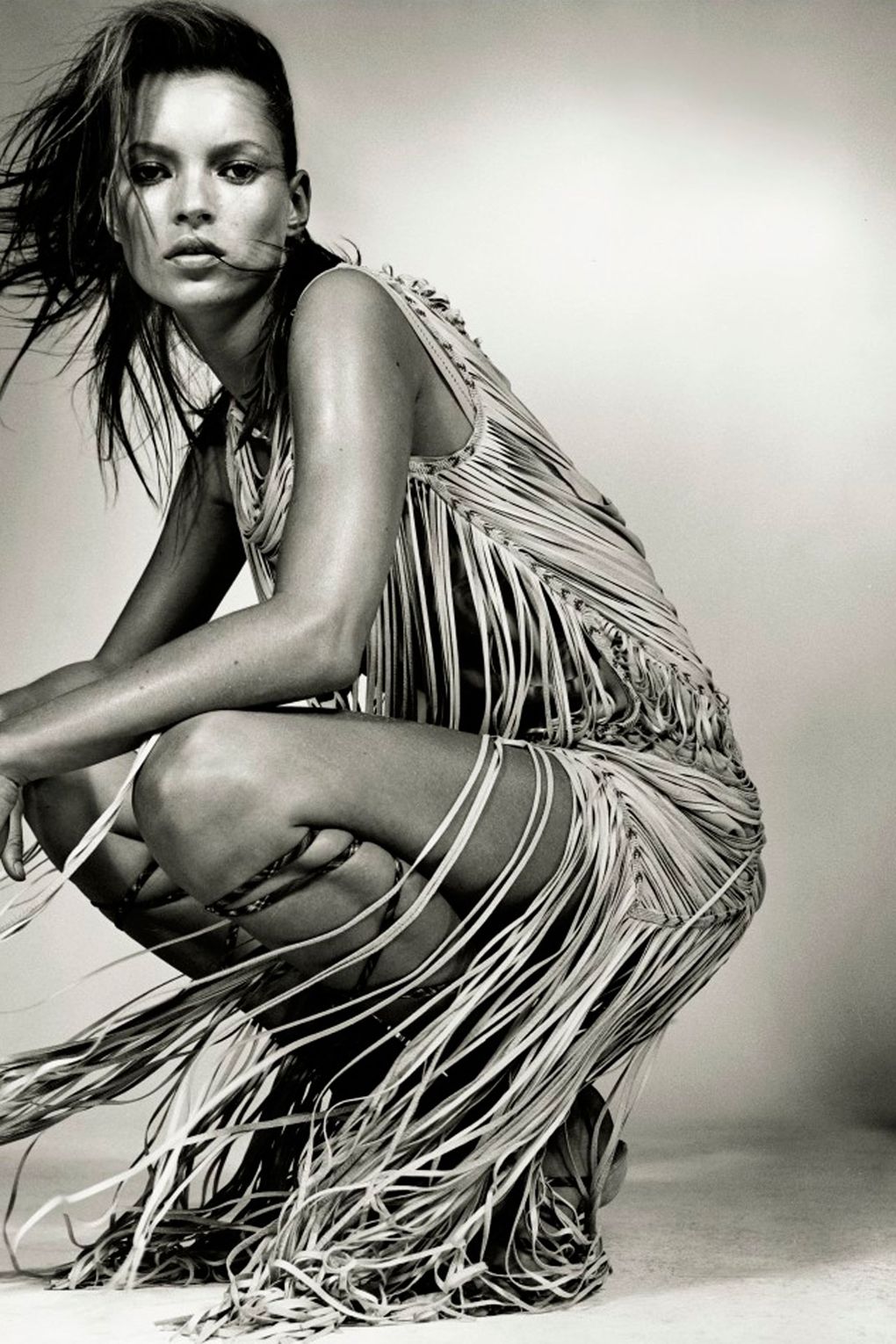 Kate moss fringe dress hot sale