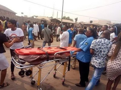 VOFNBlogs's tweet image. VOFN News: Gas Explosion Rocks Badagry, Lagos (Photos) Another explosion has been reported at a gas retail shop at Iluda Road, Ajara Vetho in Badagry.

The explosion occurred at about 9am this morning and was suspected to have been caused by excessive he… ift.tt/2ralUr4