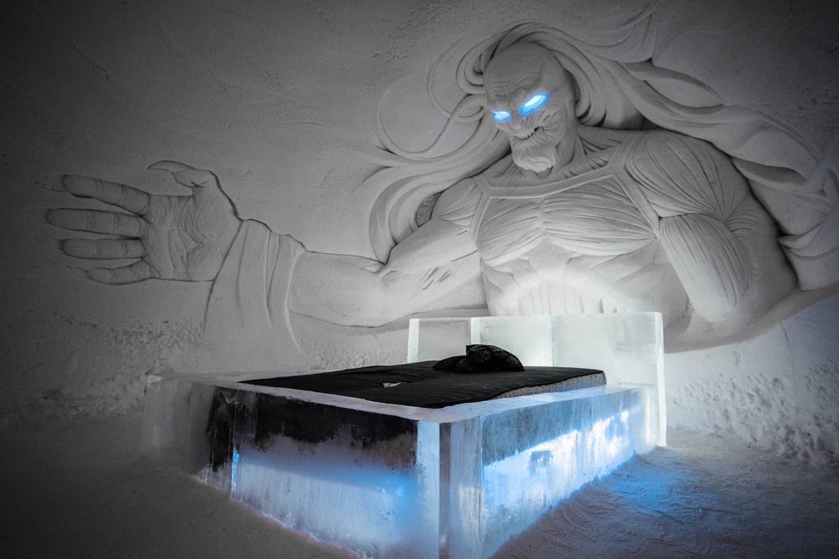 BestScandinavia's tweet photo. Desperately awaiting your next fix of Game of Thrones? Then look no further because Snow Village in Finnish #Lapland holds all the answers: https://t.co/6AGM80Uuqo #GOT #icehotel #Finland #BestServed https://t.co/gsMz3o2gnL