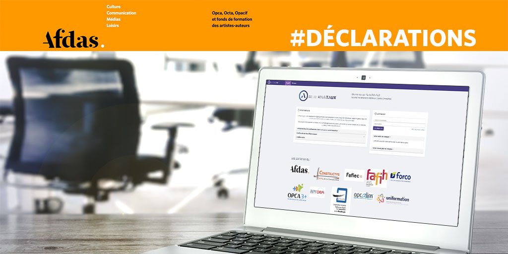 Afdas's tweet photo. [Experts Comptables]
#Alternataux : outil déclarat° pr les contributions de #FormationProfessionnelle continue + taxe d’#apprentissage ▶️ https://t.co/YcZh4lBZCd
En partenariat avec @Fafiec #constructys @opcaforco #OPCA3 #OPCADEFi @Fafih_OPCA #OPCAIM @OPCALIM_ @uniformation_ https://t.co/IvaO6UmLyl