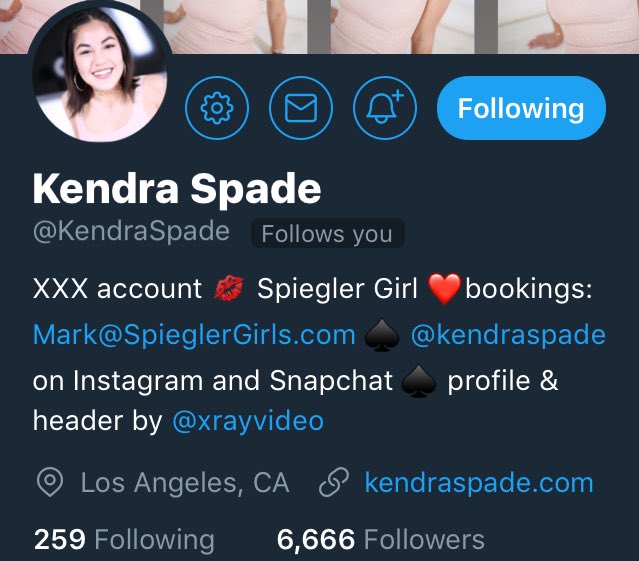 Spade instagram kendra Kendra Spade