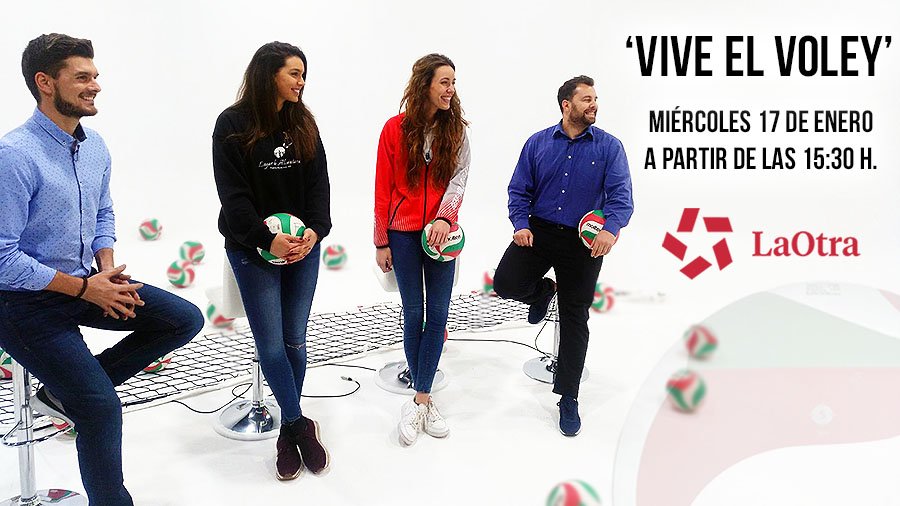 FMadridVB's tweet photo. ¡RECUERDA! Los miércoles a partir de las 15:30 tienes una CITA con lo MEJOR del VOLEIBOL madrileño en 'VIVE EL VOLEY' @laOtraTM ¡No te lo pierdas!

@DxtTelemadrid #SomosVoleibol #ViveElVoley https://t.co/bFX0Cav6of
