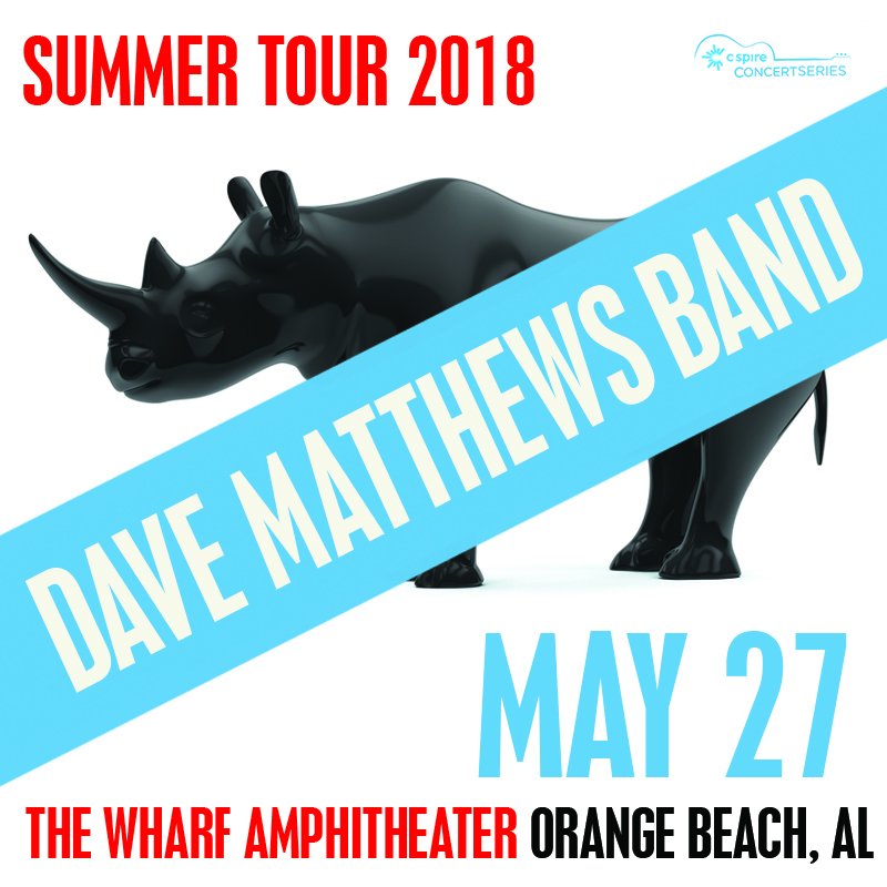 TheWharfAmp's tweet image. JUST ANNOUNCED! Don't miss an evening with @davematthewsbnd at The Wharf Amphitheater on May 27th!
Mark your calendars! Tickets for this @CSpire Concert Series show go on sale Friday, February 2nd at 10AM CST.