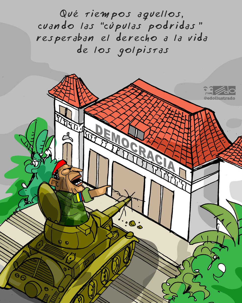 EdoSanabria's tweet image. Caricatura EDO: ¡Qué tiempos aquellos!