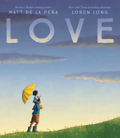 MariannaUrrutia's tweet photo. Perfect day to read @mattdelapena and @lorenlong newest book —-> LOVE. This overflows with many powerful examples of love, both in words and illustrations, and these actions of love are represented by a diverse cross section of people. Ps...you might need a #BoxOfTissues  #kidlit https://t.co/eF6pOjHRyC