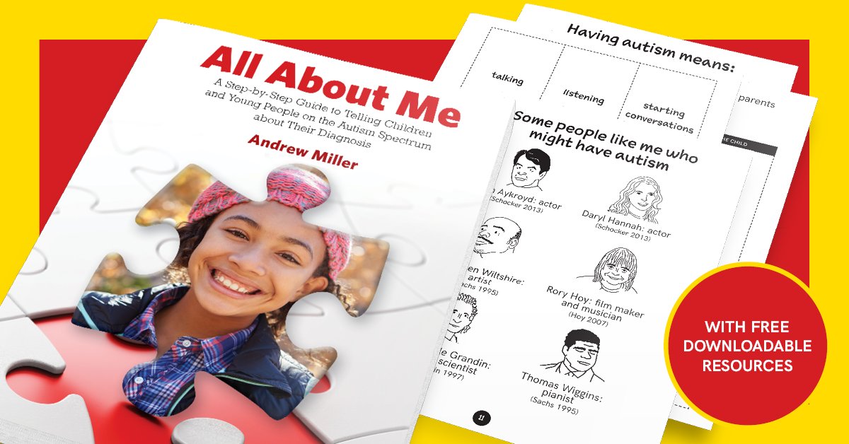 JKPAutism's tweet image. COMING SOON: All About Me, A Step-by-Step Guide to Telling Children and Young People on the Autism Spectrum about Their Diagnosis
bit.ly/2D7cZfG

#autism #children #parenting #autistic #ASD #ASC #diagnosis #communication #conversation