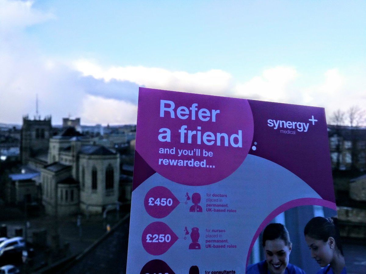 SynergyMedRec's tweet photo. First visit to #Bradford of 2018 for @SynergyMedRec team  to register more fabulous #Healthcare Professionals. Join us today. @CityHubBradford #NHS #nurse #doctor #HCA https://t.co/cKVxQcKPhG