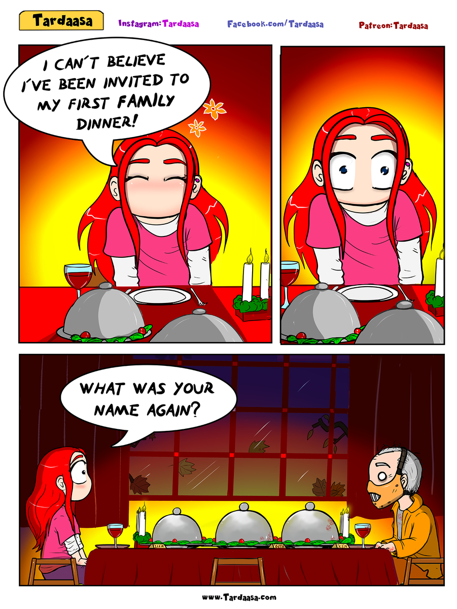Tardaasa's tweet photo. Meat the Family!

#Tardaasa #Hannibal #Lecter #Dinner #Comic #Meme #funny #redhead https://t.co/4fex2OiFoY