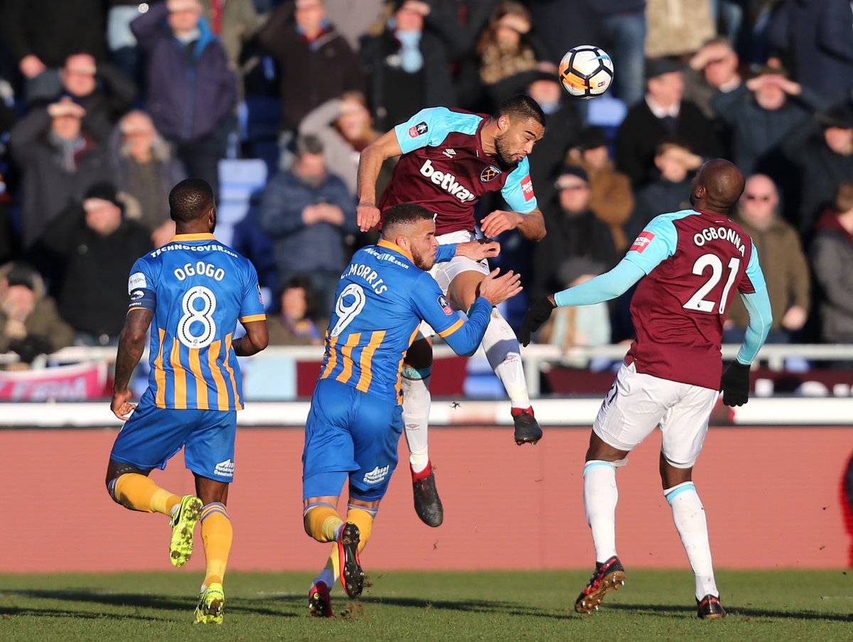 Tomorrow Morning It's Rematch FA CUP!!!! 
West Ham United vs Shrewsbury Town,Rabu 17 Januari 2018,Live Streaming,KO:02.45 WIB #WHUFC #COYI #FACUP